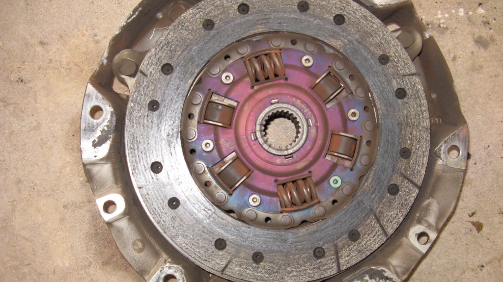Versleten koppelingsplaten MX5 Miata